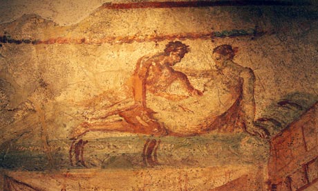 frescoe in Pompeii